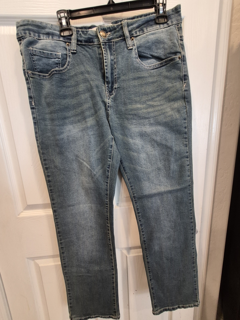 3/30 Women's Light Blue Denim Jeans - Casual Straight Fit